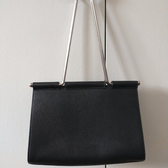Studio Cult Binder Clip Bag Purse in Black and Silver - Picture 13 of 16